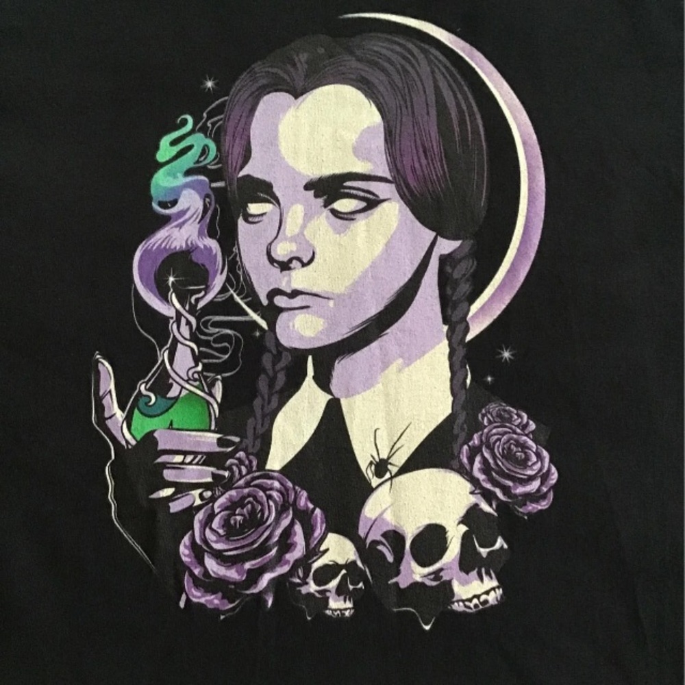 Wednesday Addams Short Sleeve Shirt